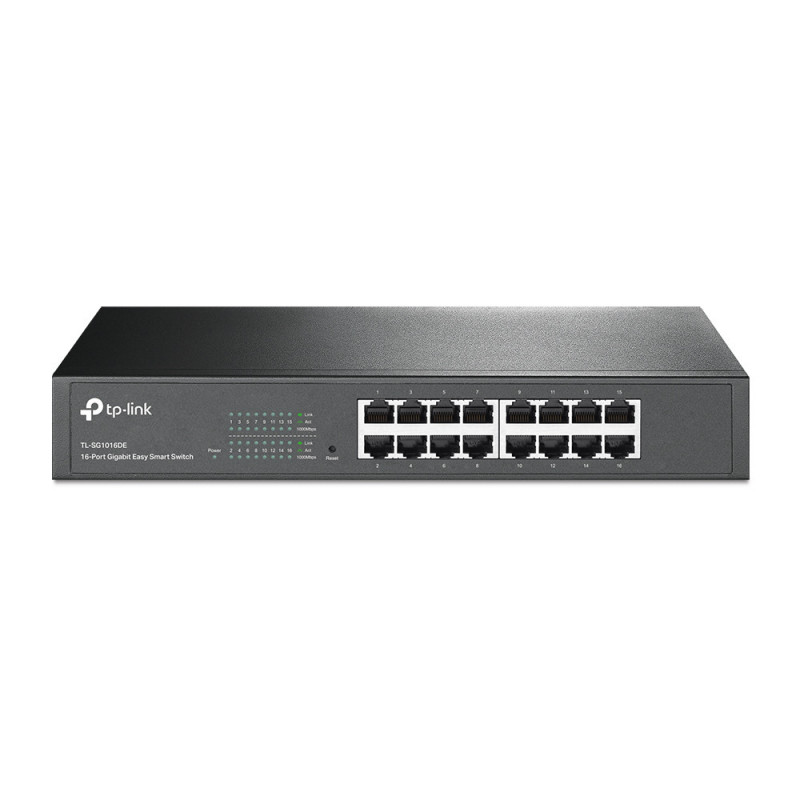 TP-Link TL-SG1016DE network switch Managed L2 Gigabit Ethernet (10 100 1000) Black