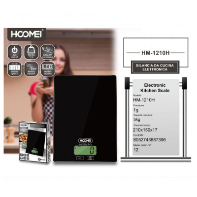 Hoomei Electronic Kitchen Scale, 5kg