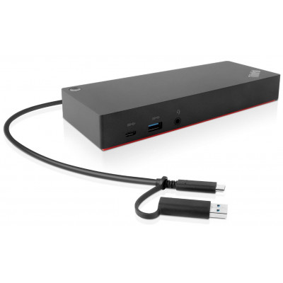 Lenovo 40AF0135EU laptop dock port replicator Wired Black