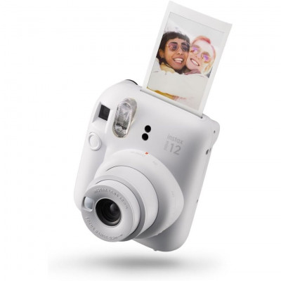 Fujifilm instax mini 12 Clay White - Instant Camera, Selfie Mirror and Close Up Mode