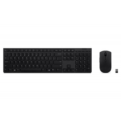 Lenovo 4X31K03951 keyboard Mouse included RF Wireless + Bluetooth Italian Black