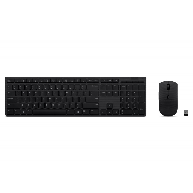 Lenovo 4X31K03951 keyboard Mouse included RF Wireless + Bluetooth Italian Black