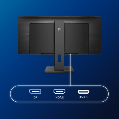 Philips B Line 346B1C 00 computer monitor 86.4 cm (34") 3440 x 1440 pixels Quad HD LCD Black