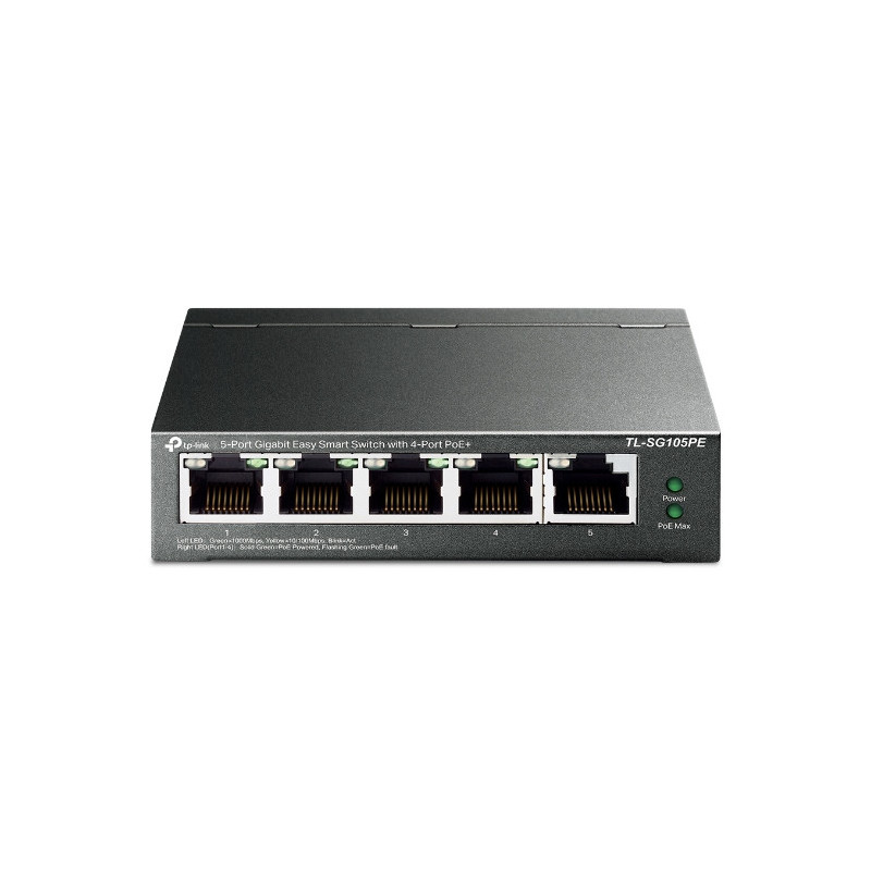 TP-Link 5-Port Gigabit Easy Smart PoE Switch with 4-Port PoE+