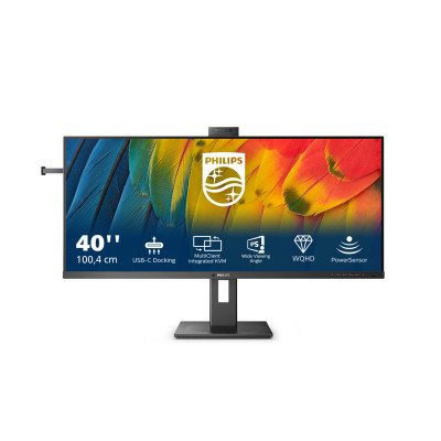 Philips 5000 series 40B1U5601H 00 computer monitor 101.6 cm (40") 3440 x 1440 pixels Wide Quad HD LCD Black