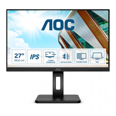 AOC P2 27P2Q LED display 68.6 cm (27") 1920 x 1080 pixels Full HD Black