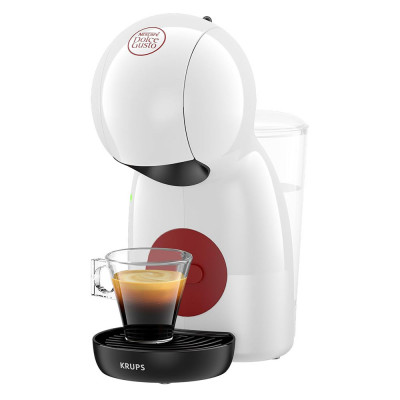 Krups Nescafé Dolce Gusto Piccolo XS Manual Capsule Coffee Machine - White/Red