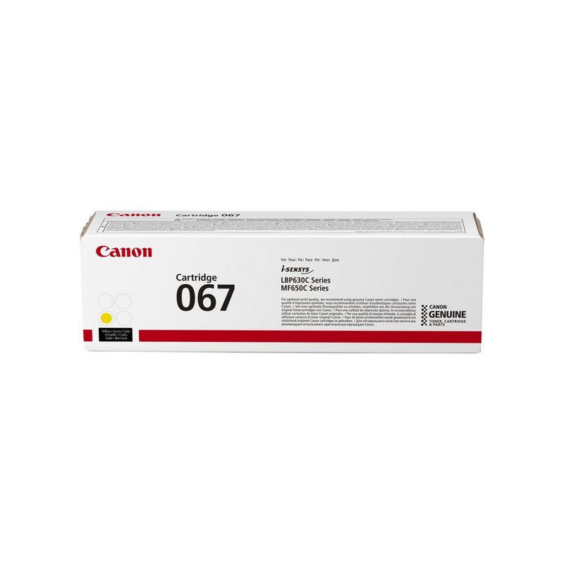 Canon 067 toner cartridge 1 pc(s) Original Yellow