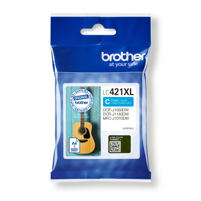 Brother LC421XLC ink cartridge 1 pc(s) Original Cyan