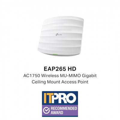 TP-Link Omada AC1750 Wireless MU-MIMO Gigabit Ceiling Mount Access Point