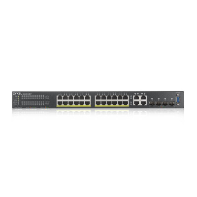 Zyxel GS2220-28HP-EU0101F network switch Managed L2 Gigabit Ethernet (10 100 1000) Power over Ethernet (PoE) Black