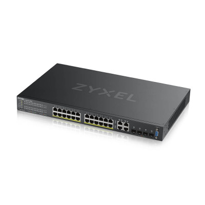 Zyxel GS2220-28HP-EU0101F network switch Managed L2 Gigabit Ethernet (10 100 1000) Power over Ethernet (PoE) Black