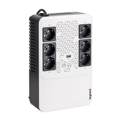 Legrand Keor ASI MULTIPLUG 800 GR uninterruptible power supply (UPS) Line-Interactive 0.8 kVA 480 W 6 AC outlet(s)