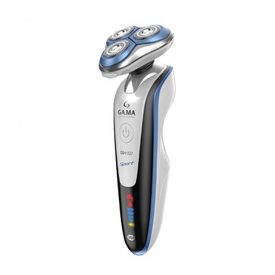 GA.MA SPORT GSH 1527, Cordless Wet And Dry Electric Razor - 3 Heads With Finisher