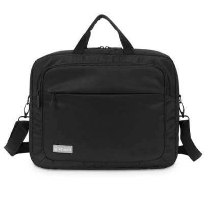 BORSA x NB ATLANTIS P004-KL12-A0-16 da 15,6" Cinghia a tracolla con poggia spalle, tasca porta oggetti e porta documenti, Nero