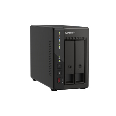 QNAP TS-253E NAS Tower Intel® Celeron® J6412 8 GB 0 TB QNAP QTS Black