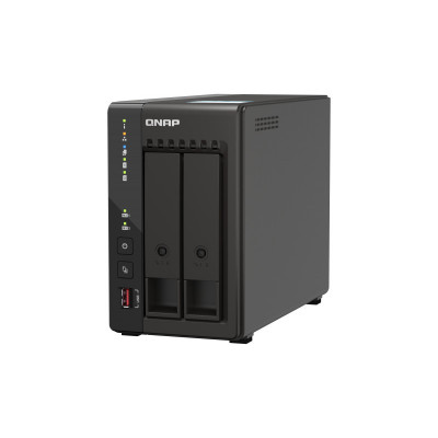 QNAP TS-253E NAS Tower Intel® Celeron® J6412 8 GB 0 TB QNAP QTS Black