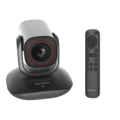 HIKVISION WEBCAM 8MP 3480*2160 PTZ CMOS Sensor,0.2Lux @ (F1.8,to 2.8, AGC ON),Built-in Mic, USB-C - DS-UVC-P18