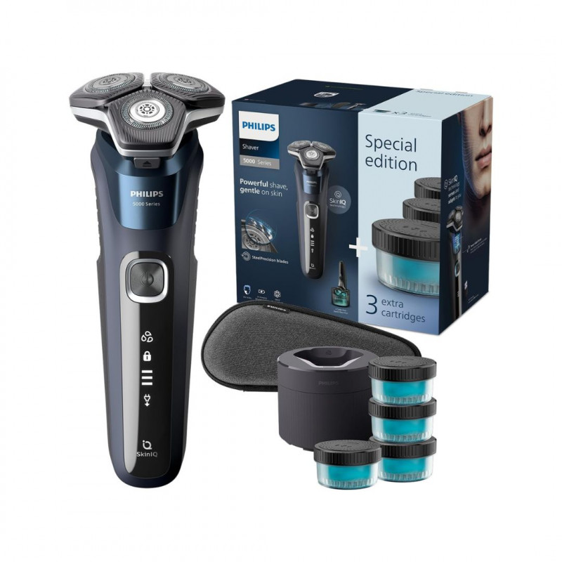 Philips Shaver Series 5000 - Men\'s electric shaver, wet and dry with SkinIQ