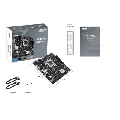 ASUS PRIME H610M-D Intel H610 LGA 1700 micro ATX