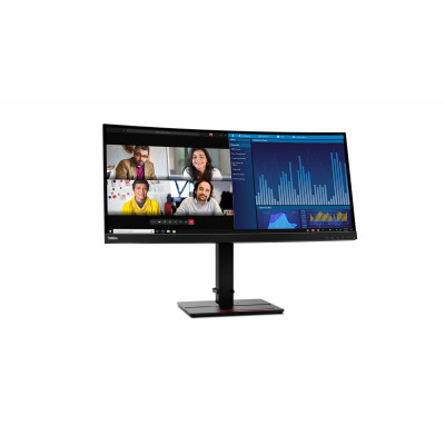 Lenovo ThinkVision P34w-20 LED display 86.7 cm (34.1") 3440 x 1440 pixels Wide Quad HD Black