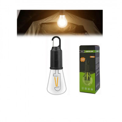 Outdoor Camping Hanging Type-C Charging Retro Bulb Light