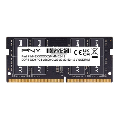 DDR 4 x NB SO-DIMM PNY  16Gb 3200Mhz - MN16GSD43200-TB