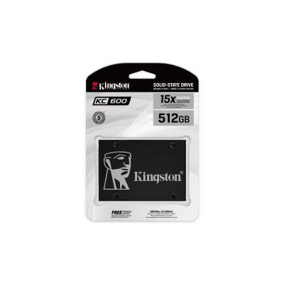 Kingston Technology 512G SSD KC600 SATA3 2.5"