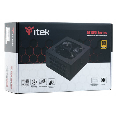 itek GF650 power supply unit 650 W 24-pin ATX ATX Black