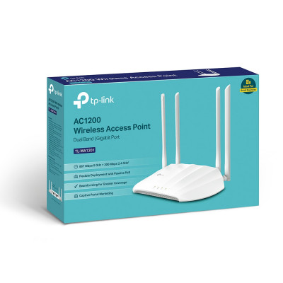 TP-Link TL-WA1201 wireless access point 867 Mbit s White Power over Ethernet (PoE)