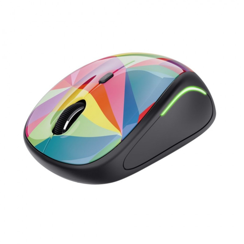 Trust YVI FX Wireless Mouse 1600 DPI  with LED Illumination, Multicoloured