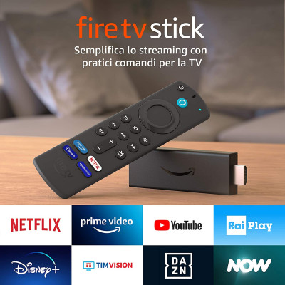 Amazon Fire TV Stick with Alexa Voice Remote (includes TV controls)