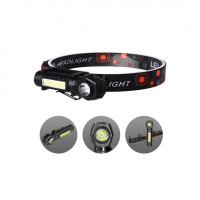 Andowl Headlamp Rechargeable LED Flashlight