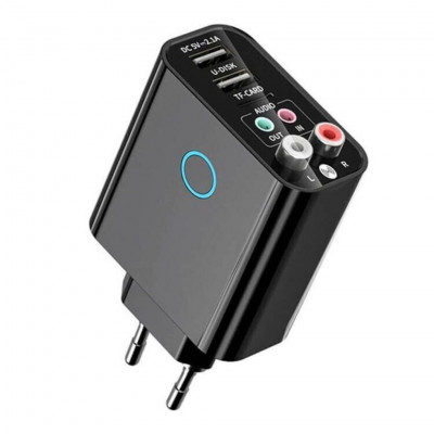 Andowl K16 Bluetooth 5.0 Receiver with USB output port