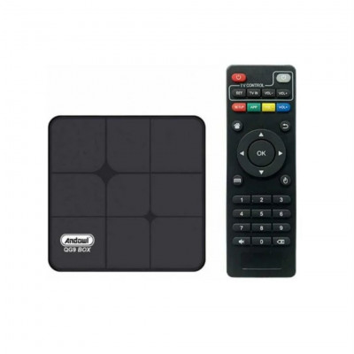 Andowl TV Box QG9 6K UHD with WiFi 4GB RAM and 64GB Storage with Android 12 Operating System