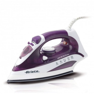 Ariete 6235 Dry & Steam Iron Ceramic Soleplate 2000W Purple/White