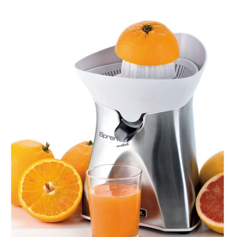 Ariete Spremi Metal Low-Speed Juicer 60W - White/Silver