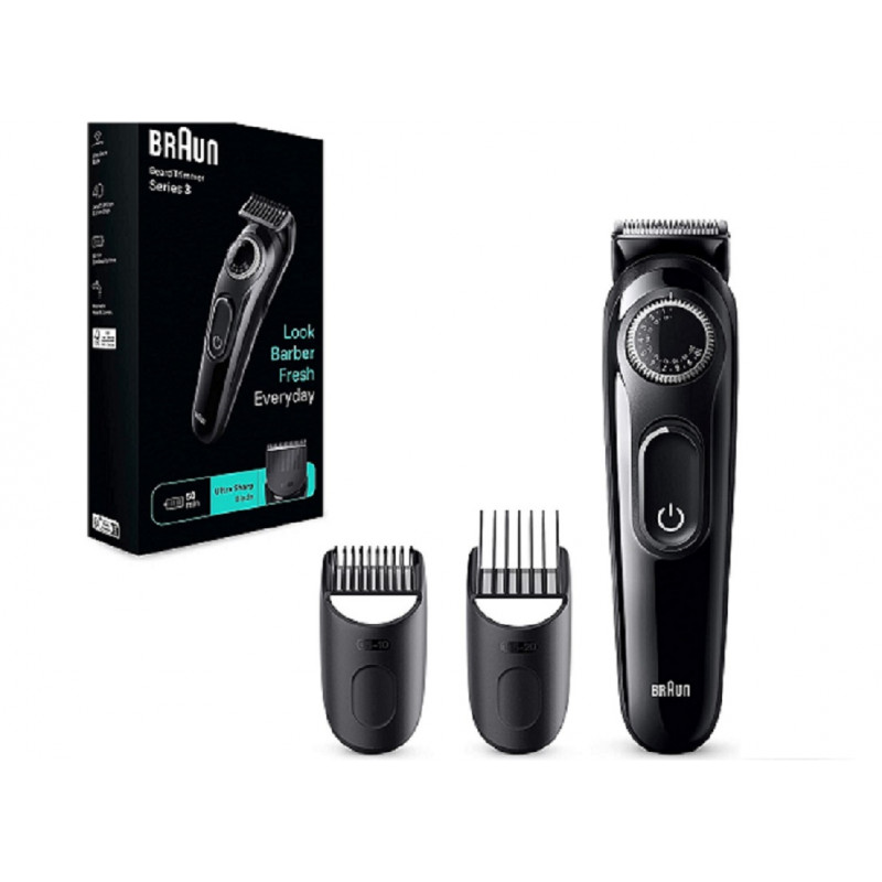 Braun Series 3 Electric Beard Shaver Ultra Sharp Blade 50 Minutes Wireless Use