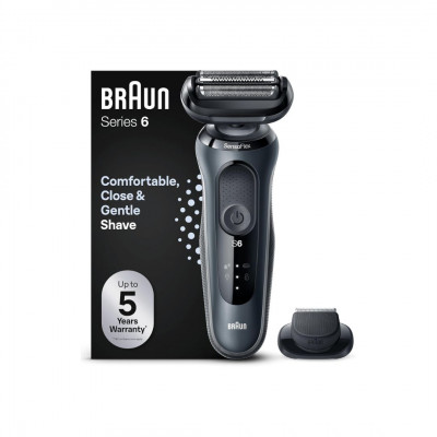 Braun Series 6 Men\'s Beard Trimmer SensoFlex, Wet&Dry, Rechargeable, Travel Case