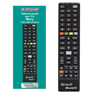 BRAVO Brand Sony Dedicated Remote Control