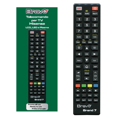 BRAVO Programmable Remote Control (FOR HI-SENSE TELEVISIONS)