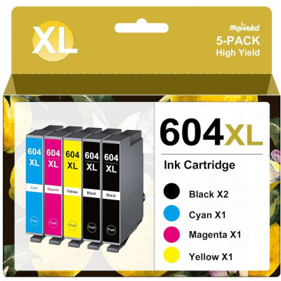 Cartridge compatible with Epson 604 XL - 5 Multipack 4 Colours