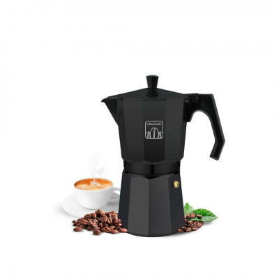 Cecotec Italian Coffee Maker Moka Express Cumbia Mokclassic 300 Black. 150 ml