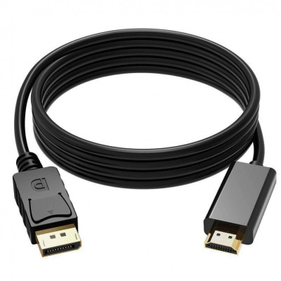 Display Port to HDMI Cable for PC Laptop Monitor 1m