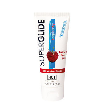 Edibles Superglide Raspberry Lube 75ml