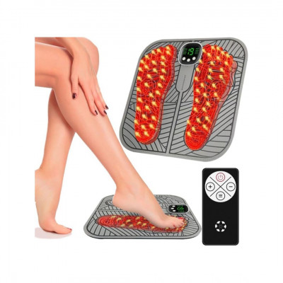 EMS Foot Massager, Jkevolve Electric Foot Massager 8 Modes and 19 Levels