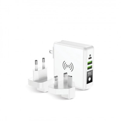 FORCELL F-ENERGY multifunctional charger 15W 4in1 with USB/USB-C socket