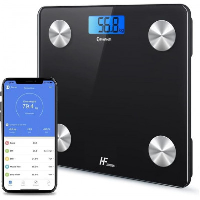 HF Body Fat Scales Body Data iOS and Android App BMI Bluetooth