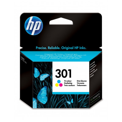 HP 301 Tri-Colour Original Ink Cartridge - CH562EE