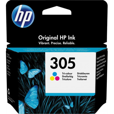 HP 305 Tri-Colour Original Ink Cartridge - 3YM60AE